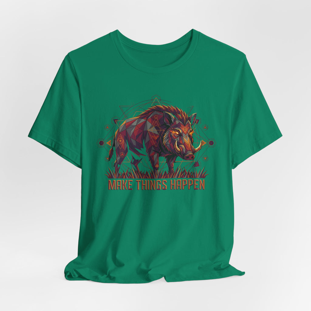 Make Things Happen – Wild Boar Tee (Front Only)