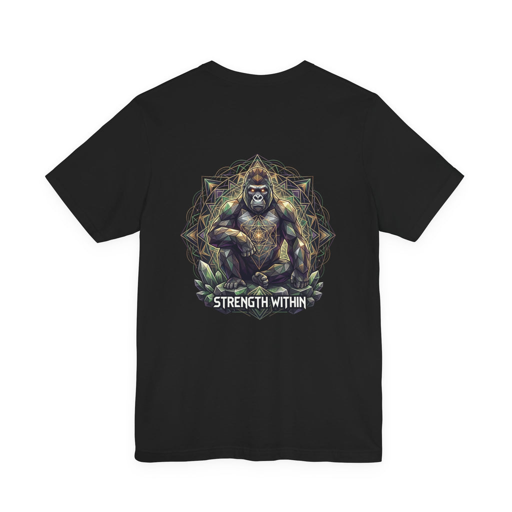 Strength Within – Sacred Gorilla Tee (Front and Back)