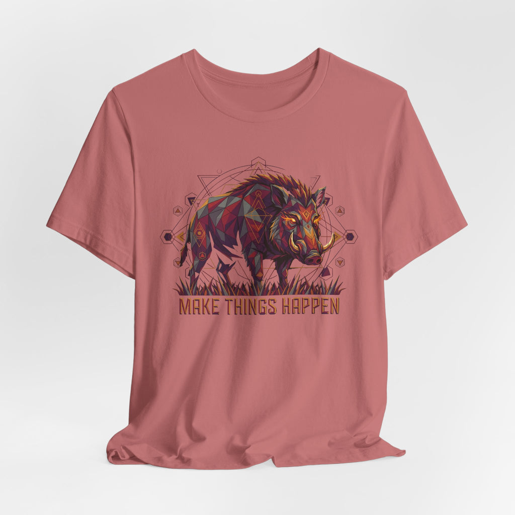 Make Things Happen – Wild Boar Tee (Front Only)