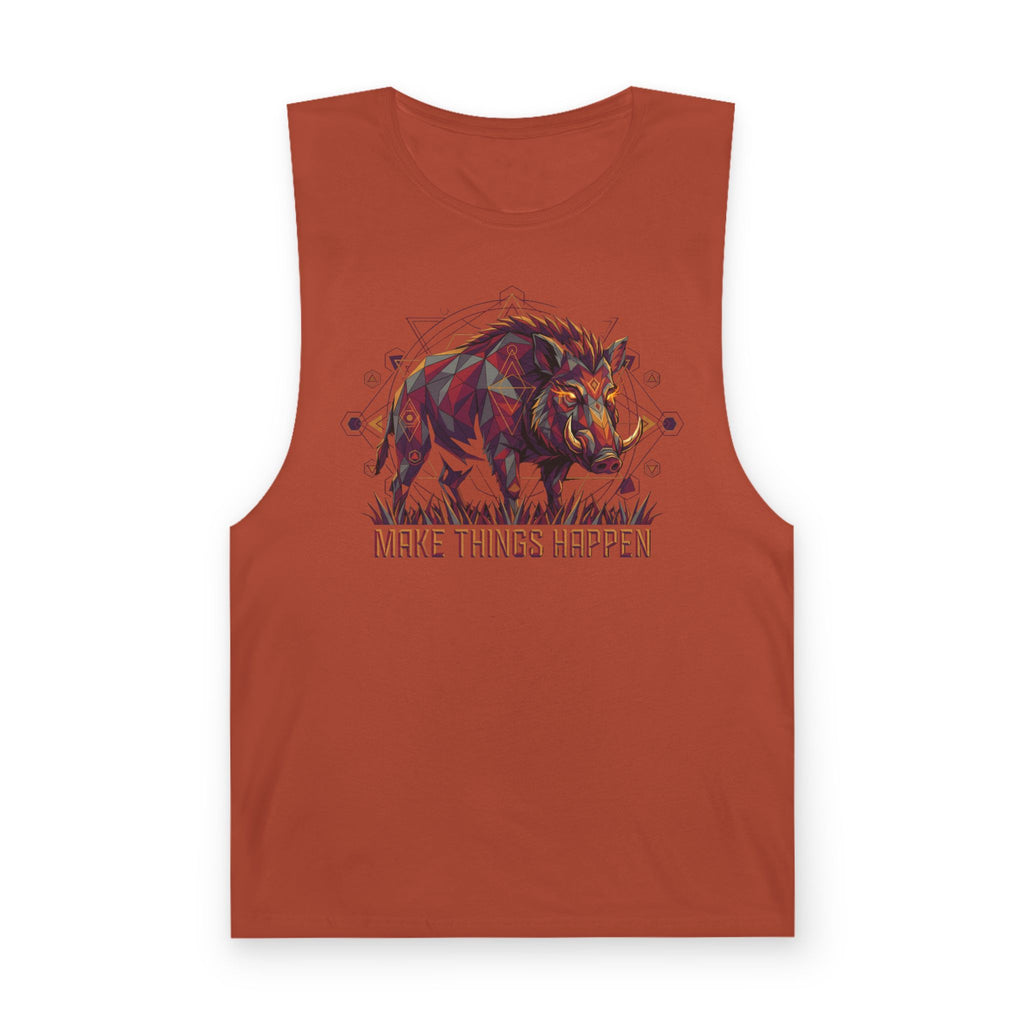 Make Things Happen – Wild Boar Men’s Tank (Front Only)