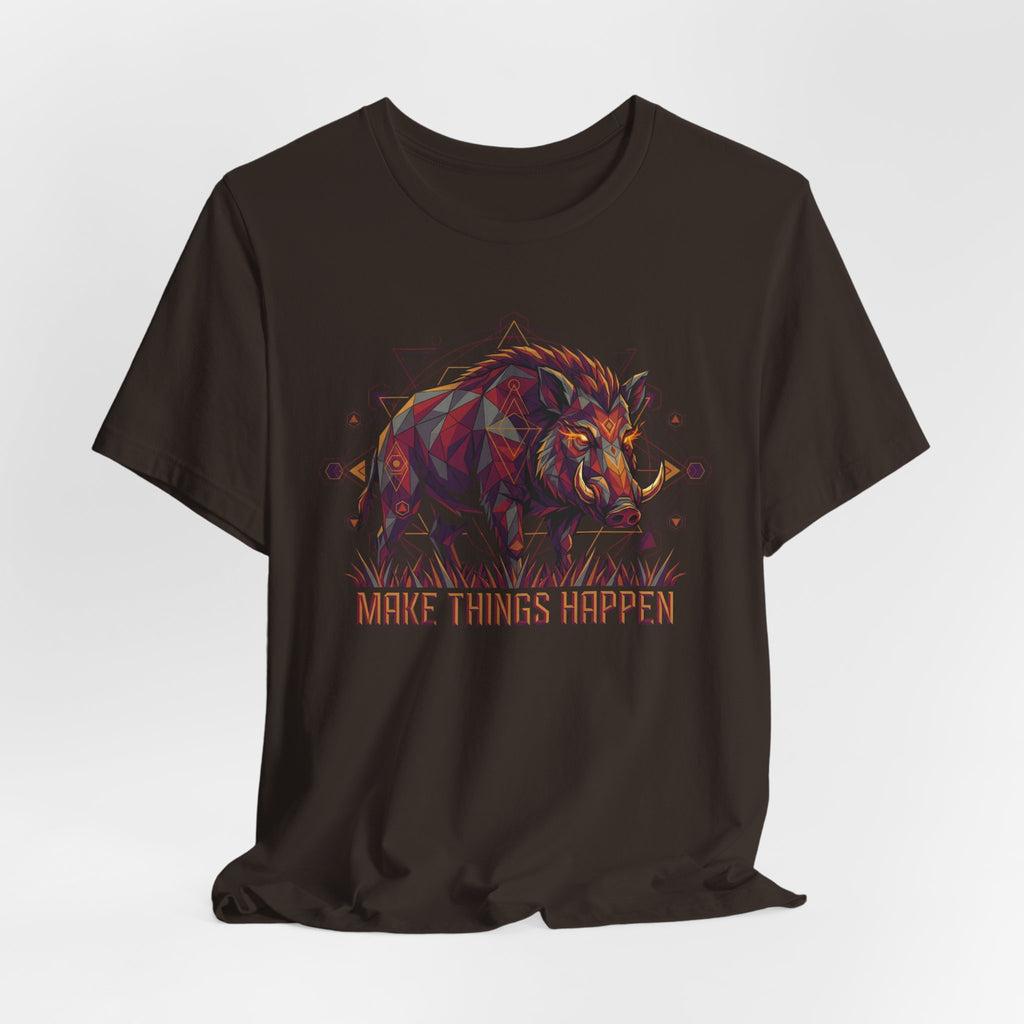 Make Things Happen – Wild Boar Tee (Front Only)