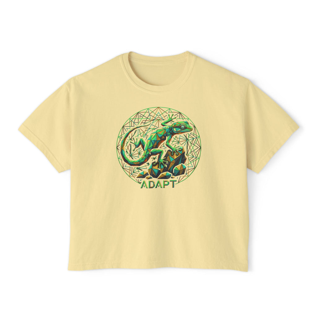 Adapt – Sacred Gecko Women’s Boxy Tee