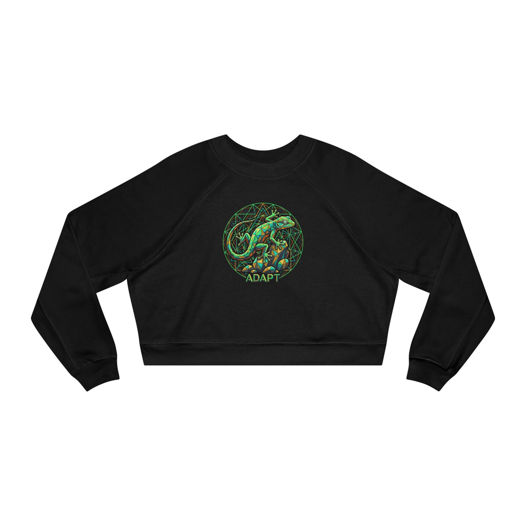 Adapt – Sacred Gecko Cropped Fleece Pullover