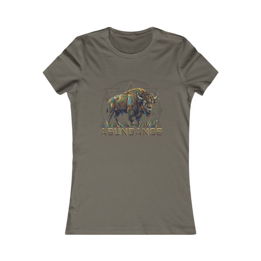 Abundance – Sacred Bison Women’s Tee (Front Only)