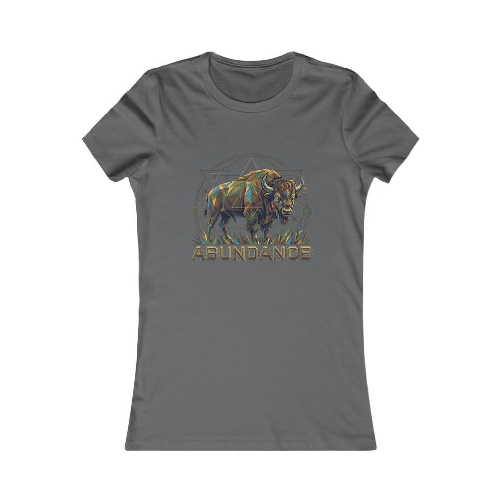 Abundance – Sacred Bison Women’s Tee (Front Only)