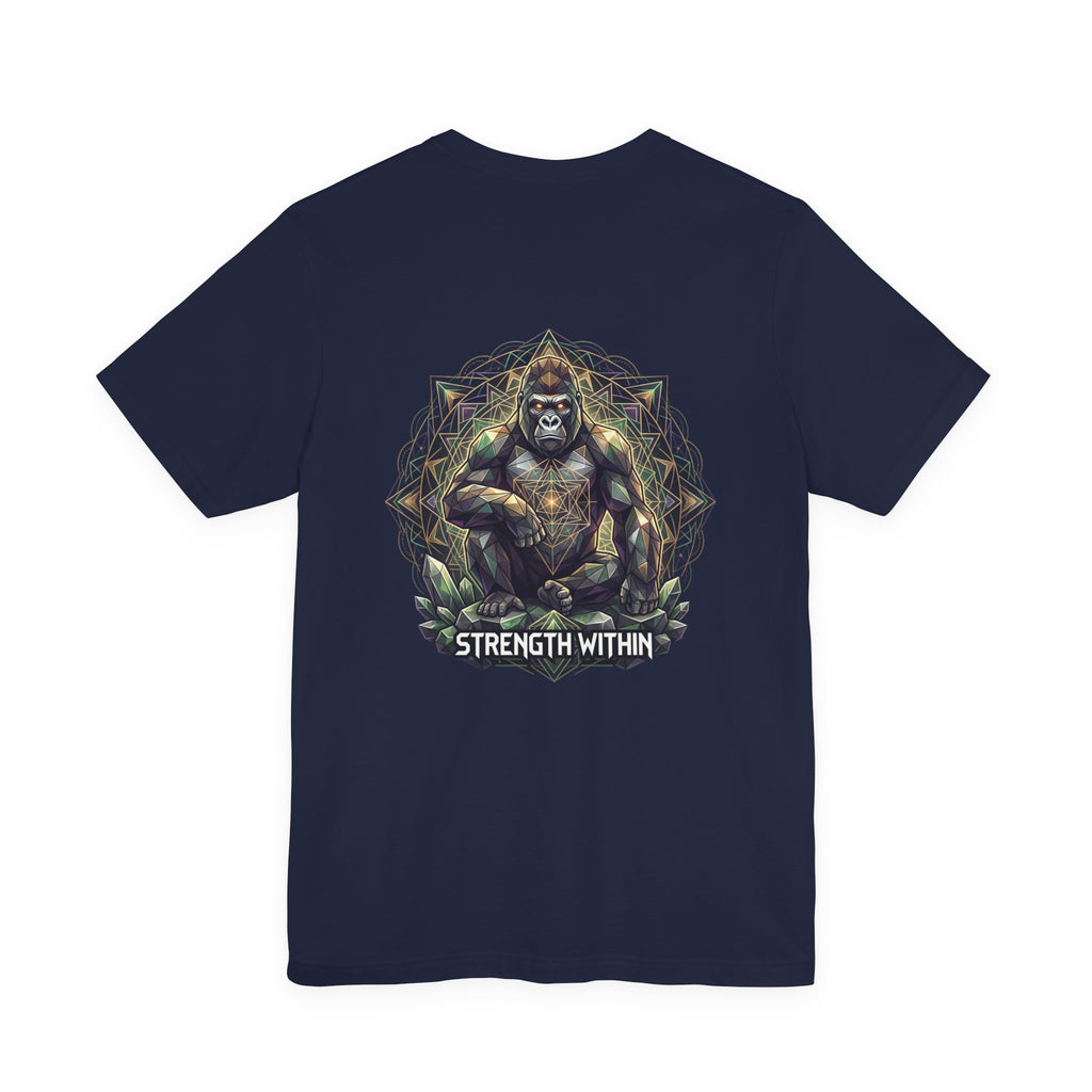 Strength Within – Sacred Gorilla Tee (Front and Back)