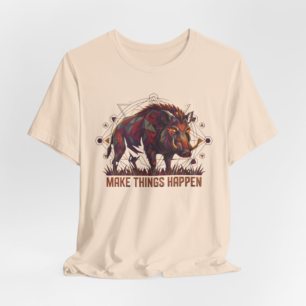 Make Things Happen – Wild Boar Tee (Front Only)