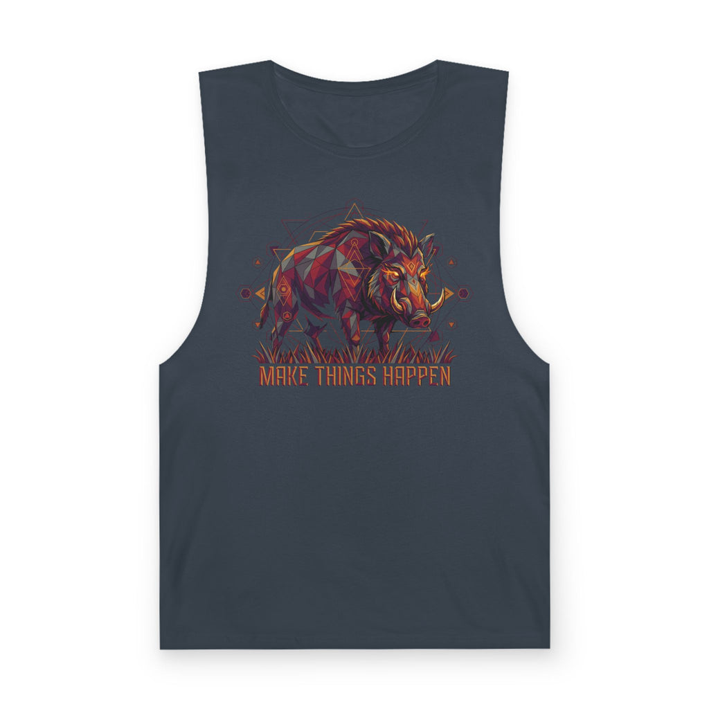 Make Things Happen – Wild Boar Men’s Tank (Front Only)