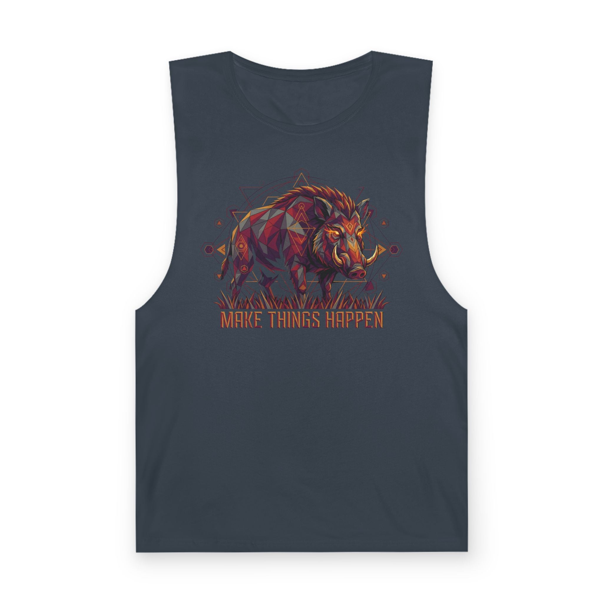 Make Things Happen – Wild Boar Men’s Tank (Front Only)