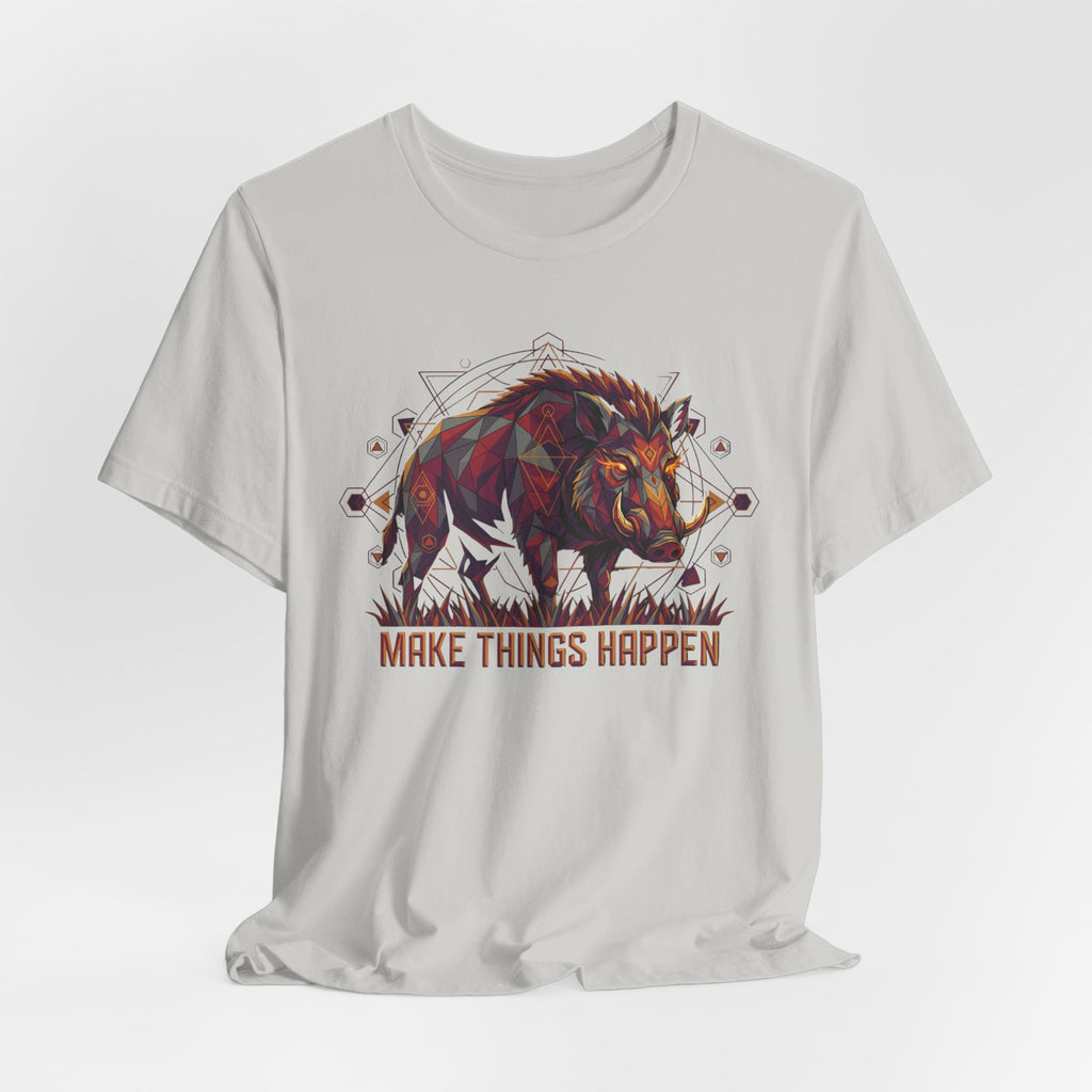 Make Things Happen – Wild Boar Tee (Front Only)