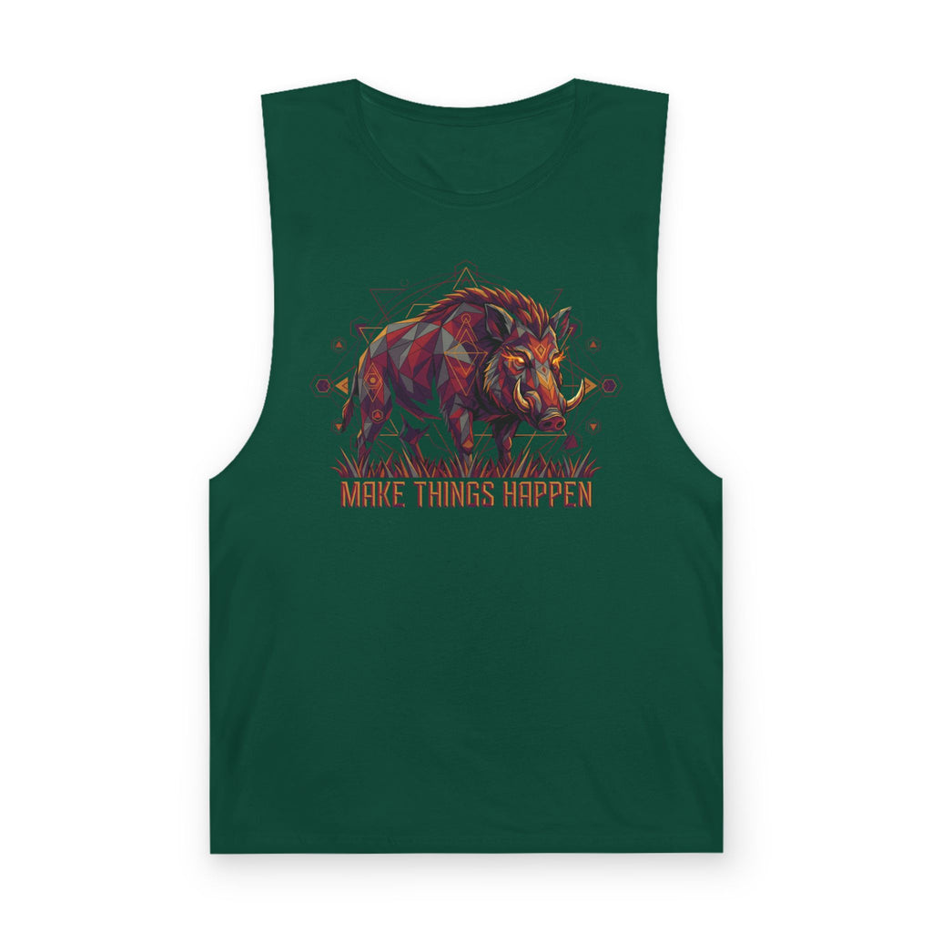 Make Things Happen – Wild Boar Men’s Tank (Front Only)