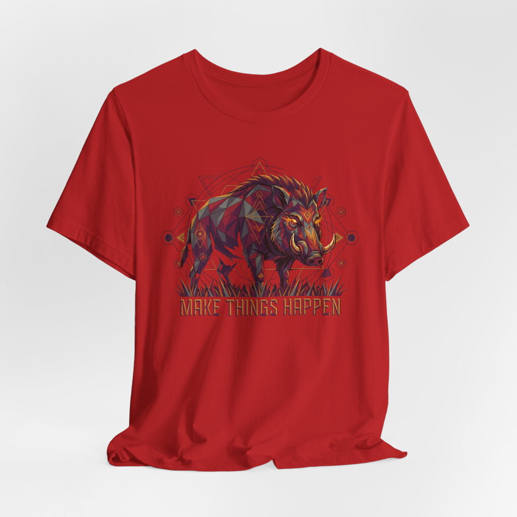 Make Things Happen – Wild Boar Tee (Front Only)